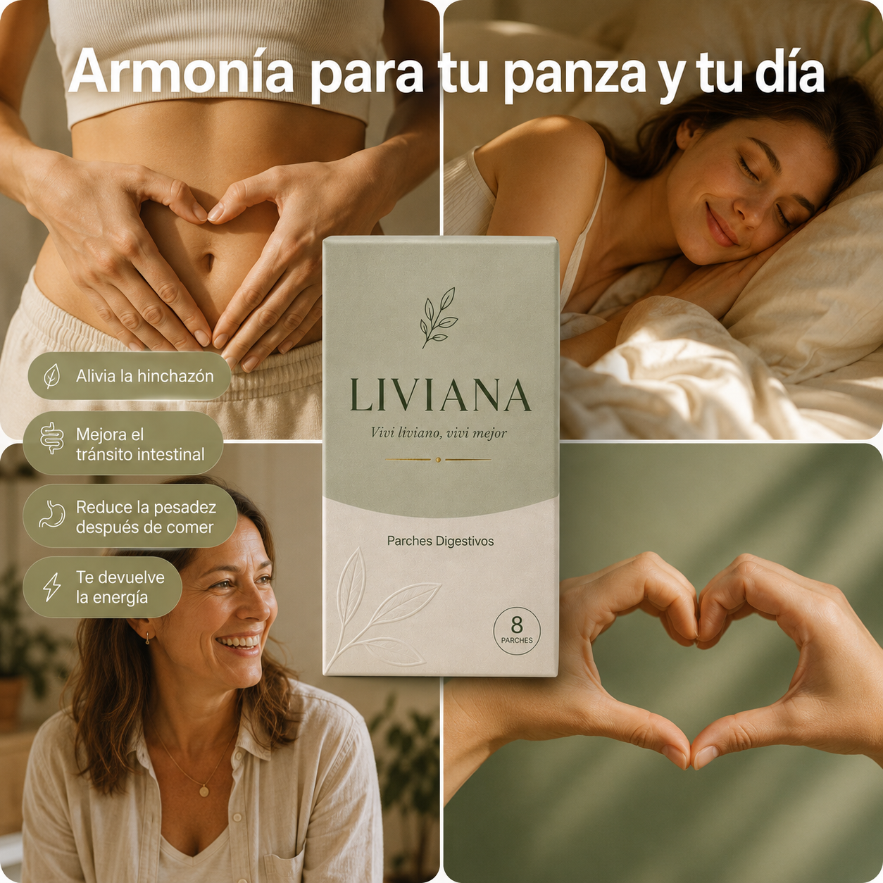 LIVIANA® | Parches Digestivos
